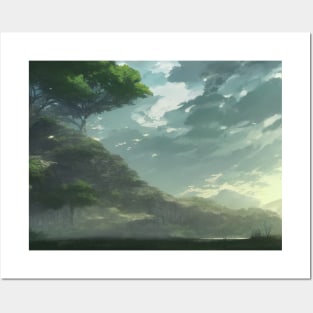 landscape pictures for wall soft Posters and Art